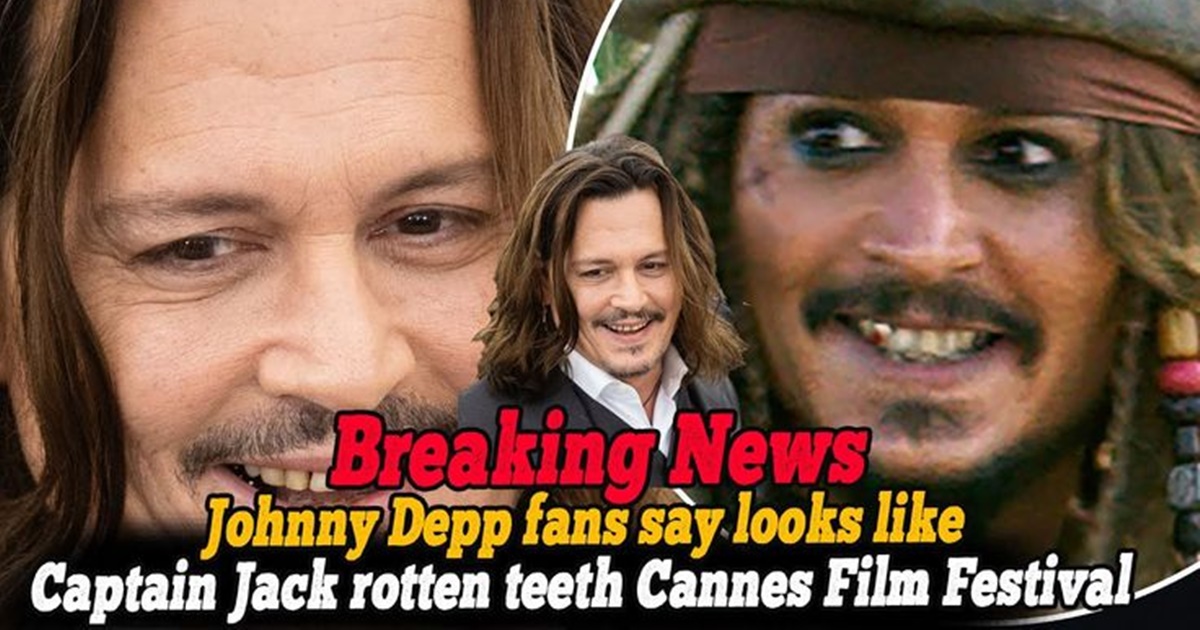 Johnny Depp fans say he looks like Captain Jack with his 'rotten' teeth ...