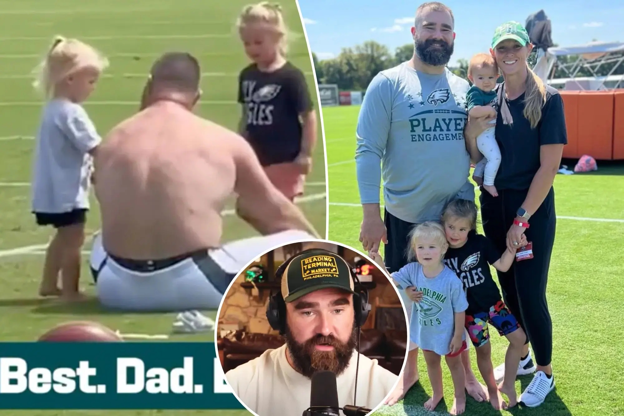 Jason Kelce Gives A Preview Of The Dad Voice He Uses When Disciplining