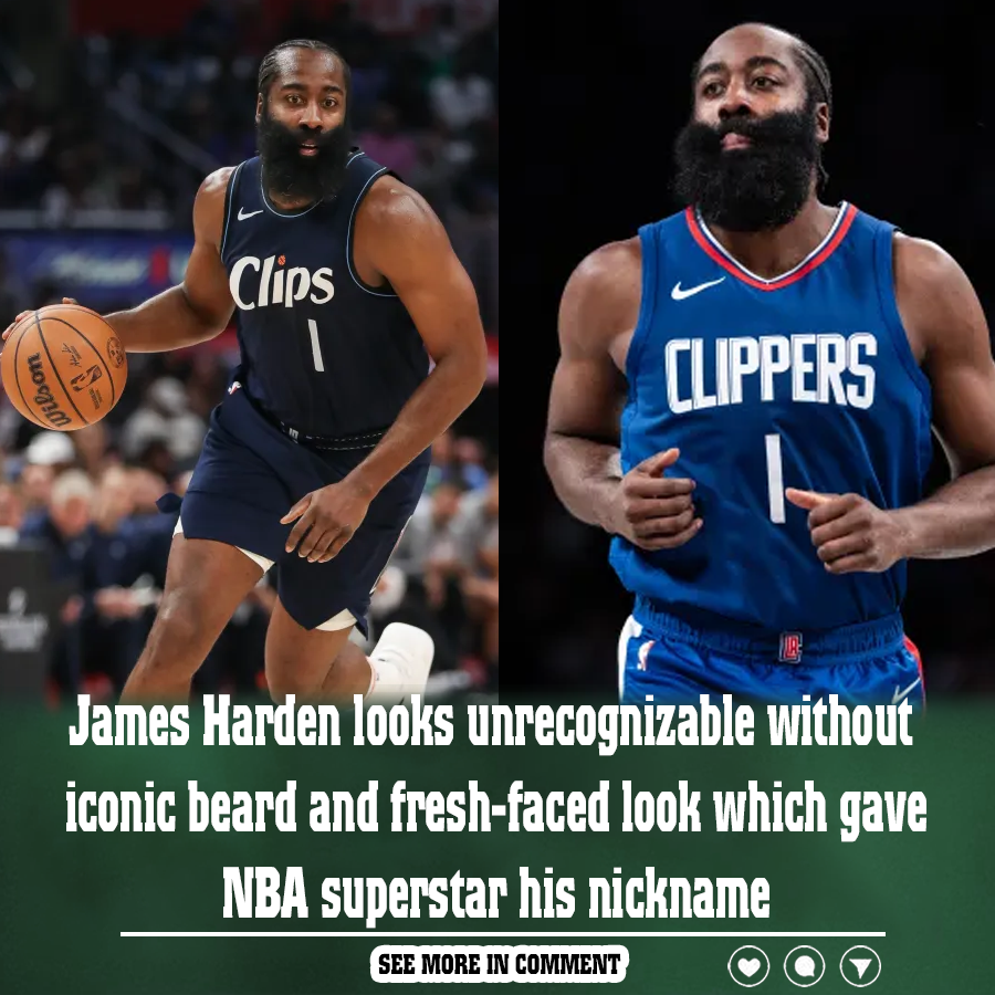 James Harden looks unrecognizable without iconic beard and freshfaced