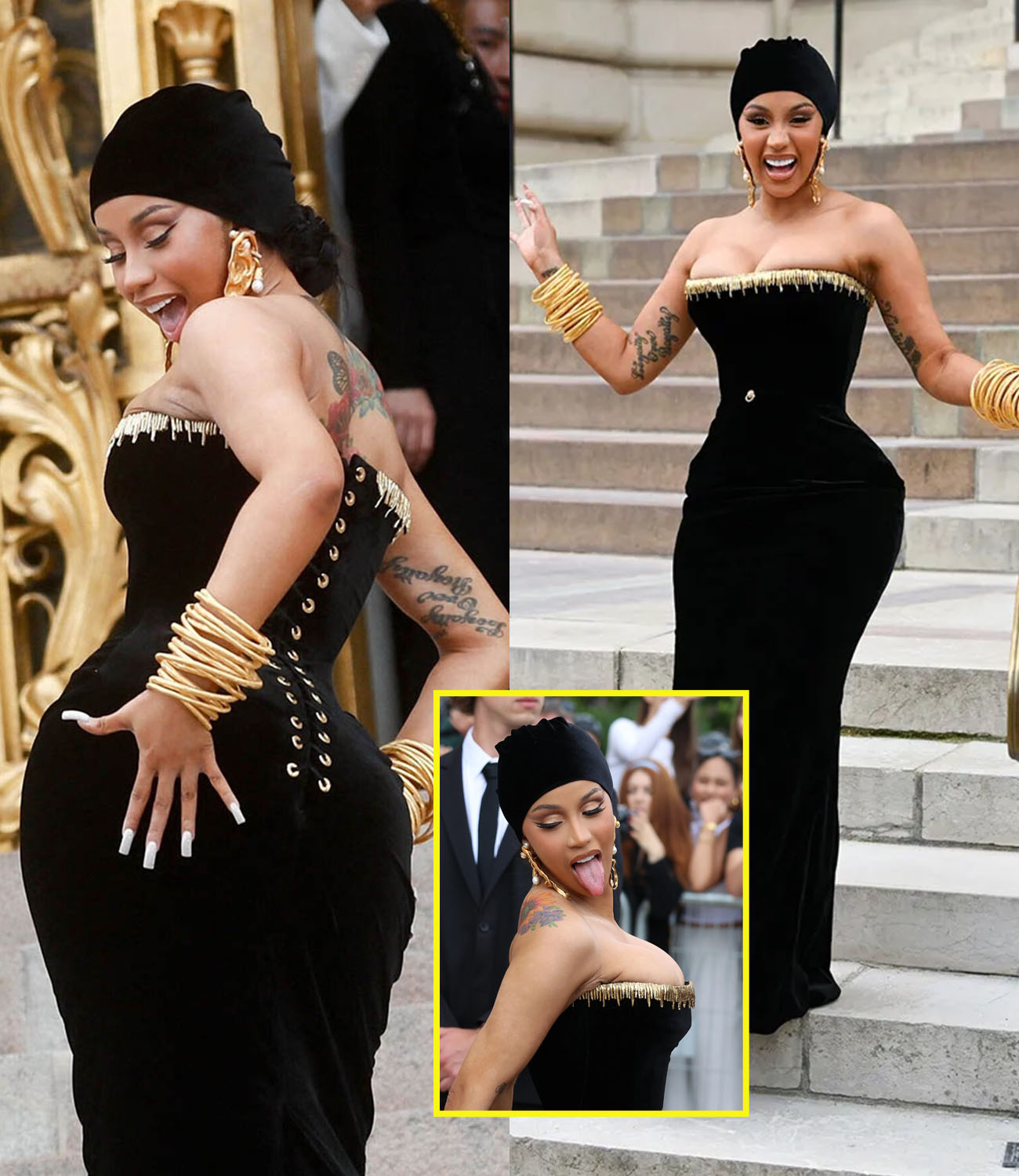 Cardi B Makes HighFashion Appearance at Paris Fashion Show Amid Drama