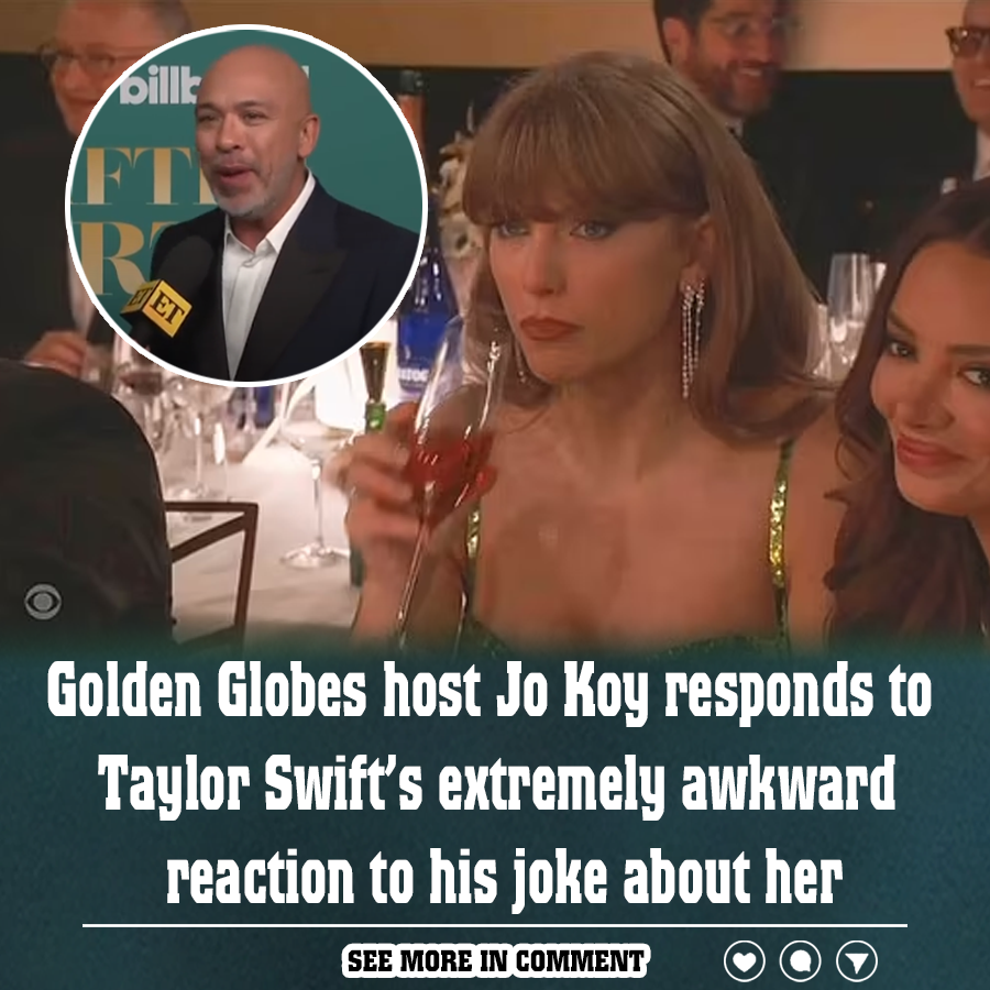 Golden Globes host Jo Koy responds to Taylor Swift’s extremely awkward