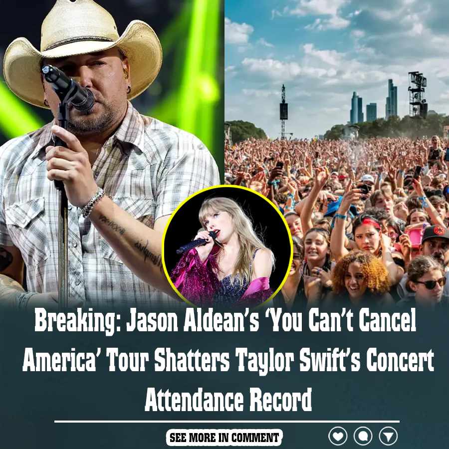 Jason Aldean’s ‘You Can’t Cancel America’ Tour Shatters Taylor Swift’s