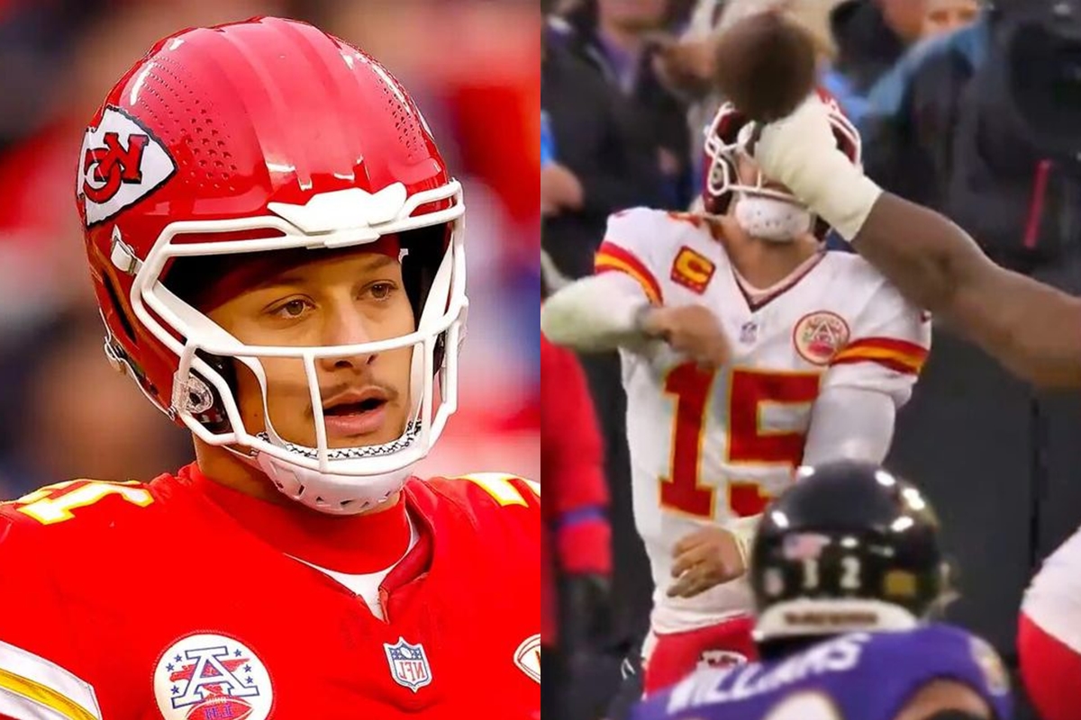 Patrick Mahomes Speaks Out About Video Of A Ravens Player Brutally Hitting Him In The Head After