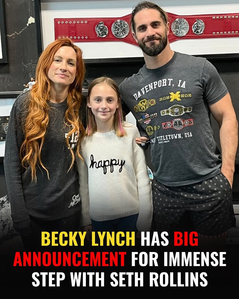 X Becky Lynch Has Big Announcement For Immense Step With Seth Rollins