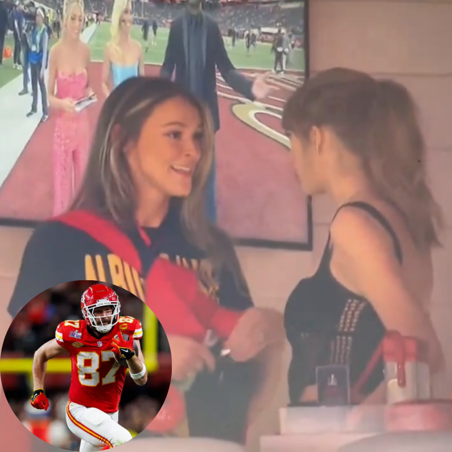 kylie kelce super bowl video