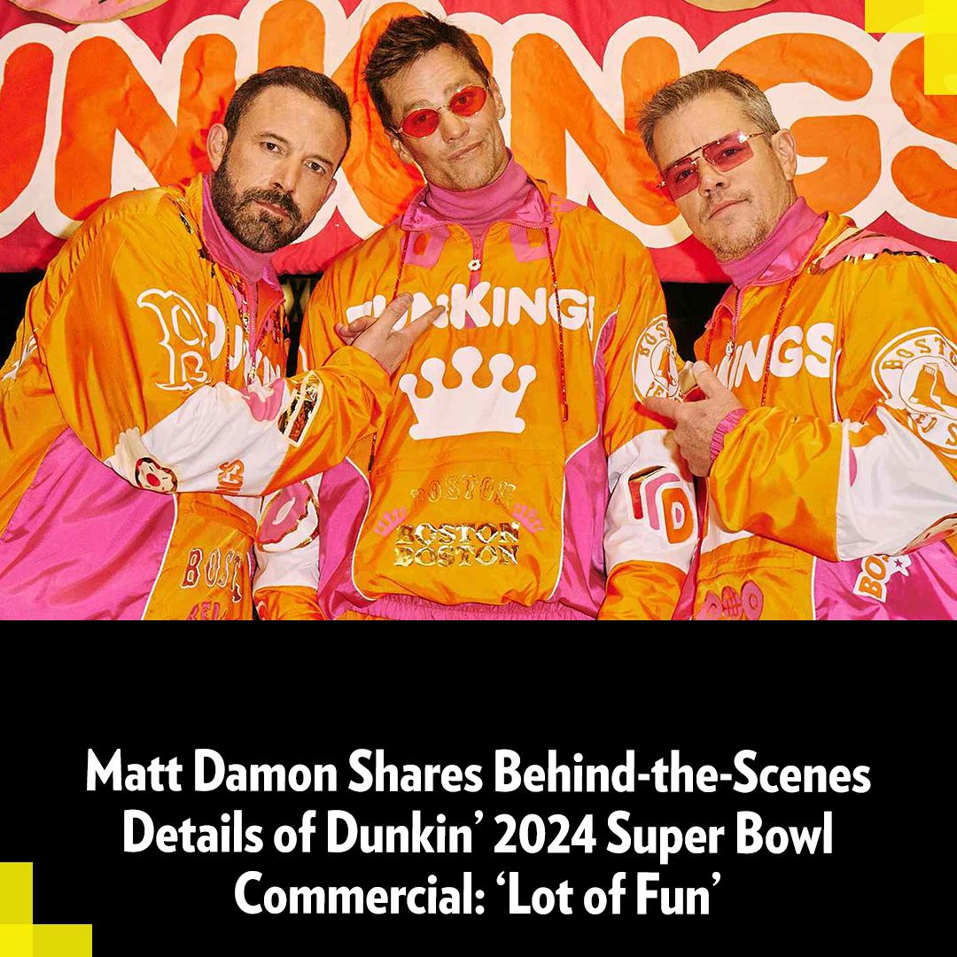 Matt Damon Shares BehindtheScenes Details of Dunkin’ 2024 Super Bowl