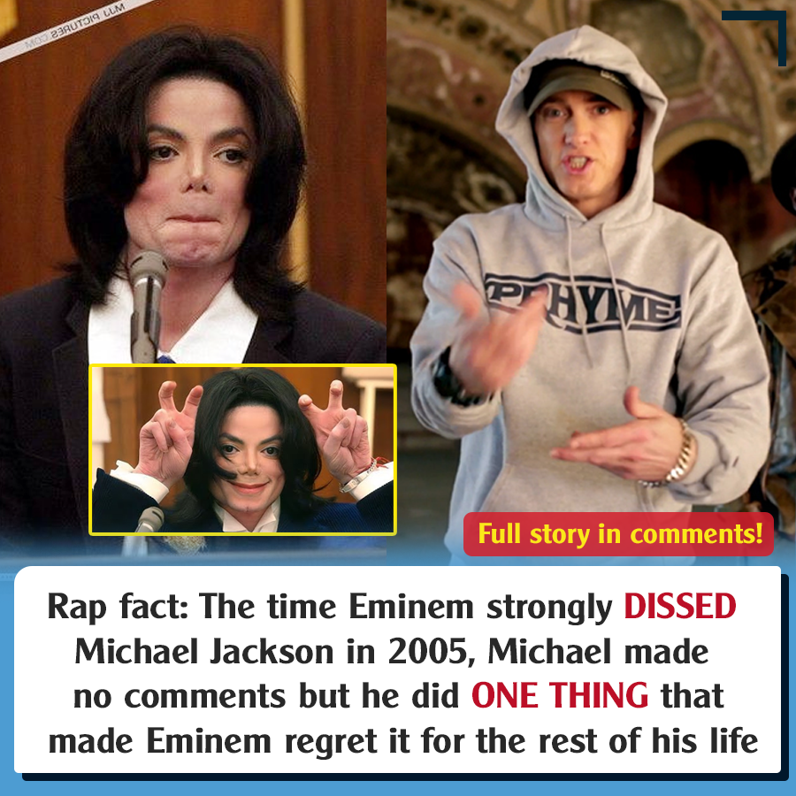 Rap fact: When Eminem dissed Michael Jackson in 2005, Michael made no ...