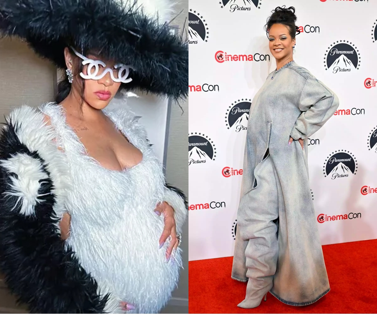 So Sweety! Rihanna Rocks Chanel — and Puts Baby Bump on Full Display