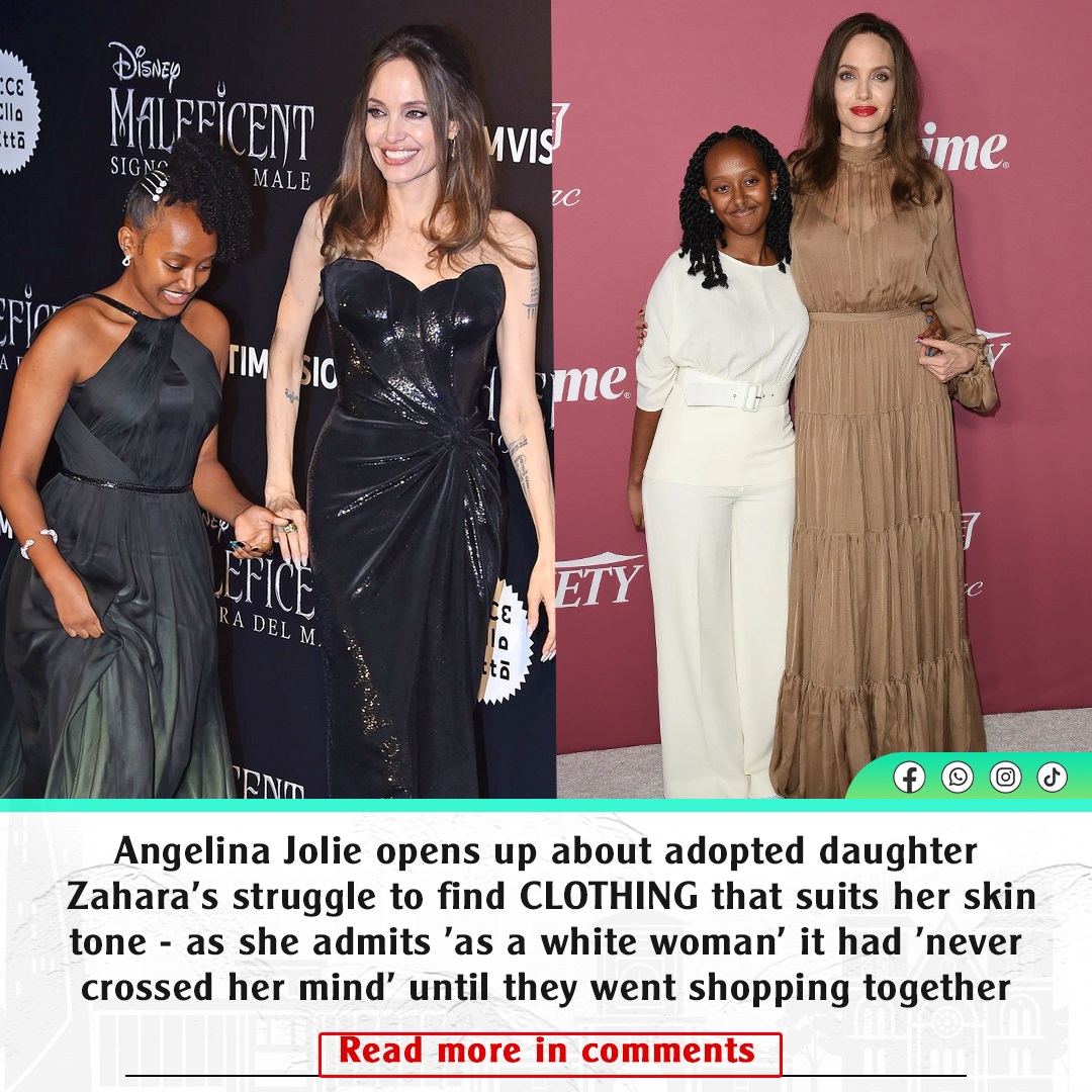 Angelina Jolie opens up about adopted daughter Zahara's struggle to ...