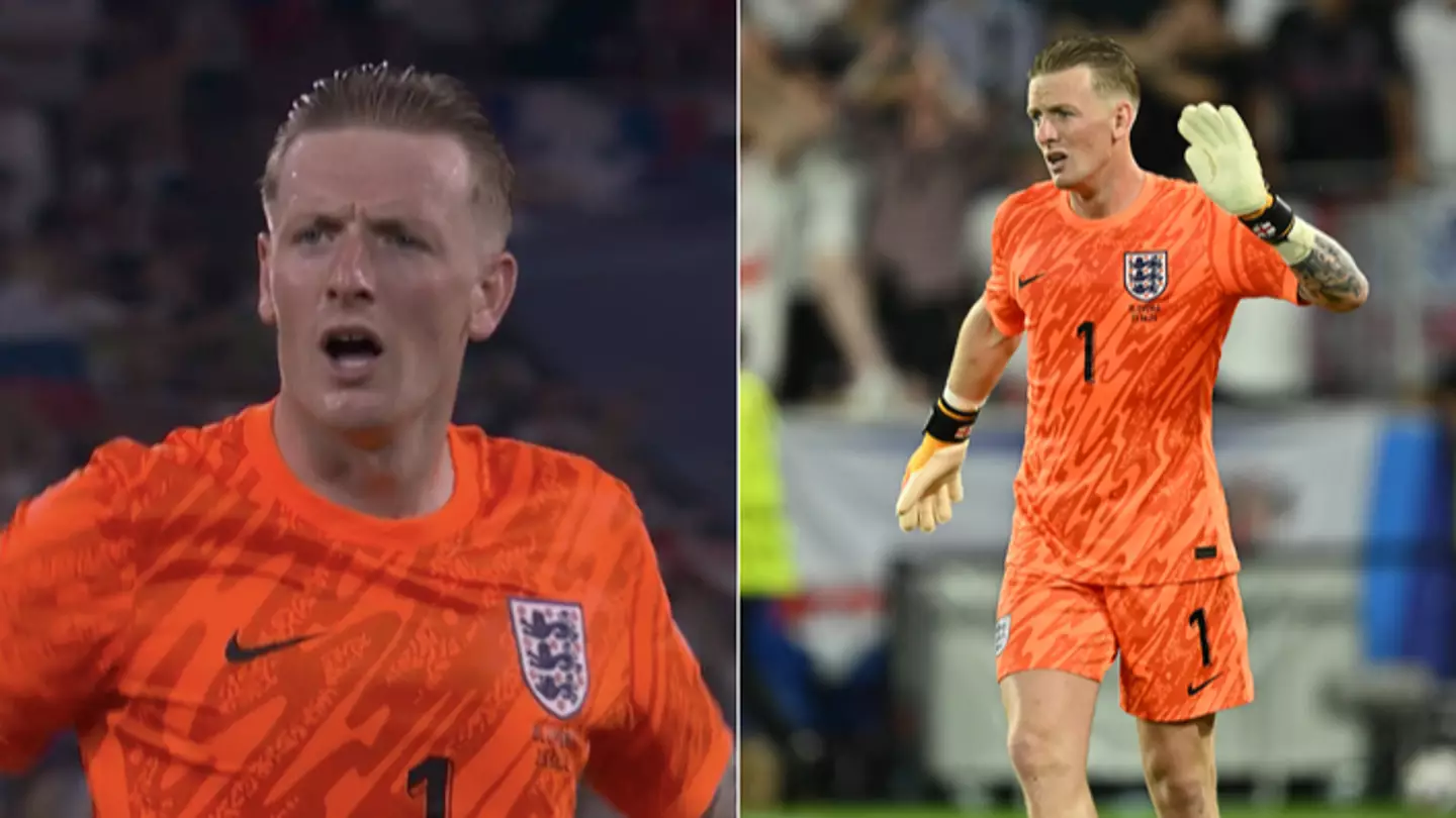 Jordan Pickford slammed for what he did immediately after England’s ...