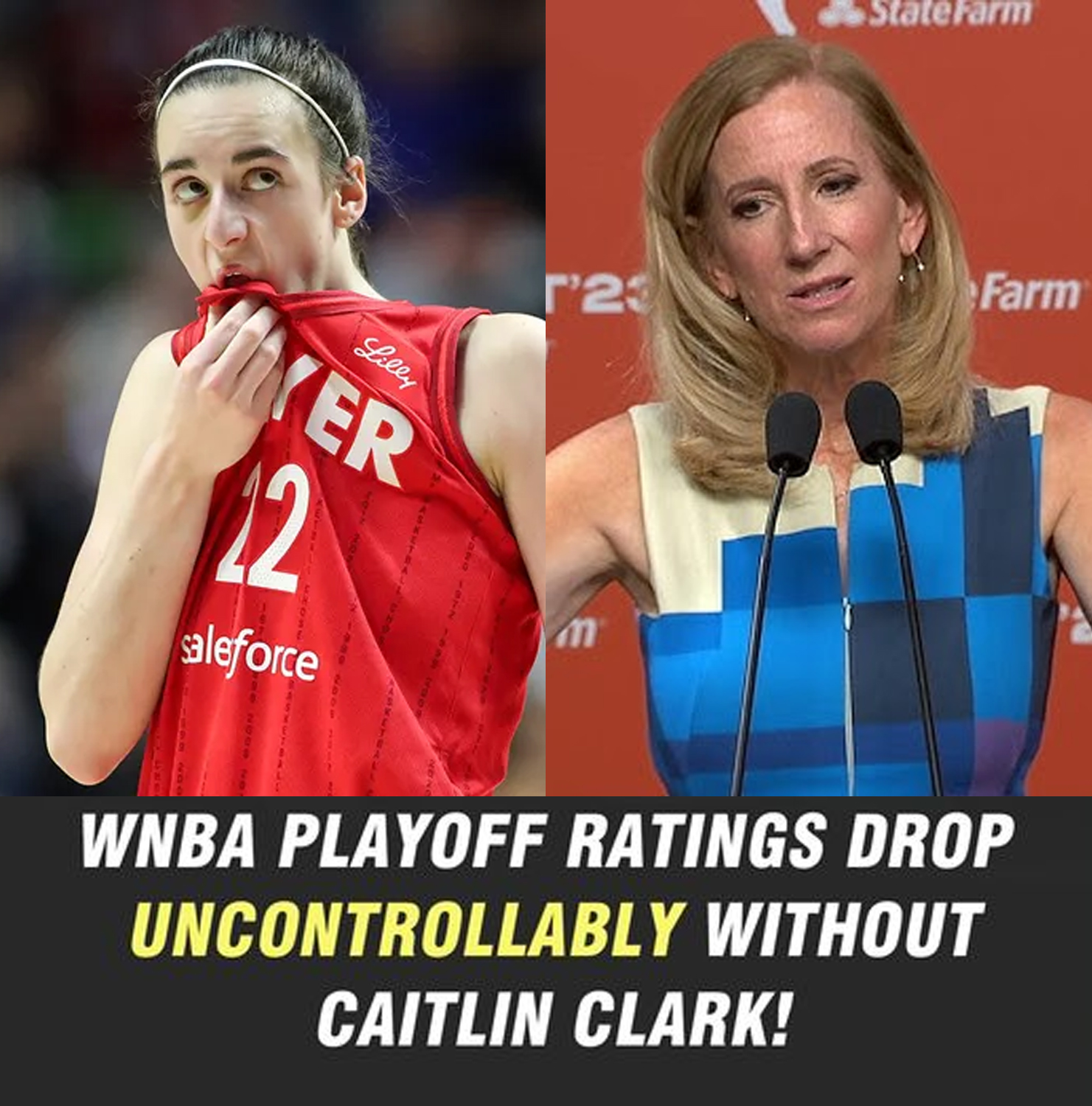 WNBA in HUGE TROUBLE as WNBA Playoff Ratings CRASH With Caitlin Clark